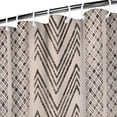 thumbnail image 3 of Boho Black and White Tribal Ethnic Pattern Shower Curtain 72"x72" ,Bathroom Decorative Shower Curtains Set with 12 Hooks,Modern Waterproof Washable Shower Curtain, 3 of 6