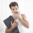 thumbnail image 5 of LMHF - Salon Towel, Pack of 24 (Not Bleach Proof, 16 x 27 Inches) Highly Absorbent Cotton Towels for Hand, Gym, Beauty, Hair, Spa, and Home Hair Care, Grey, 5 of 5