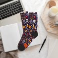 thumbnail image 6 of Pofeuu Whimsical Autumn Forest Print Crew Socks, Adult Running Hiking Socks for Youth and Adult, 6 of 7