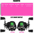 thumbnail image 2 of Electronic Baitcasting Fishing Reel LED Screen High Speed 7.2:1 10Kg Saltwater Waterproof Cast Drum Wheel Casting-Right, 2 of 6