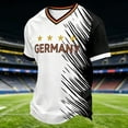 thumbnail image 2 of Men's Soccer Raglan Sleeve Top Printed Football For Everyday Comfort And Breathable Fit Soccer 2026 Jerseys Shirts Size L, 2 of 3