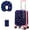 Blue Love, variant on Kids Hardshell Luggage Sets 2 Piece Suitcases for Girls Women with Wheels Airline Approved 16 Inch Suitcase with Neck Pillow Airplane