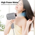 thumbnail image 5 of M Buder Ionic Hair Dryer Plug in and Charging Dual Use Fast Drying Portable Cordless Blow Dryer for Home Dormitory, Dark Gray, 5 of 9