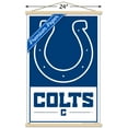 thumbnail image 3 of NFL Indianapolis Colts - Logo 21 Wall Poster with Wooden Magnetic Frame, 22.375" x 34", 3 of 5