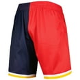 thumbnail image 2 of Men's Mitchell & Ness Navy/Red Houston Rockets Hardwood Classics 1993 Split Swingman Shorts, 2 of 3