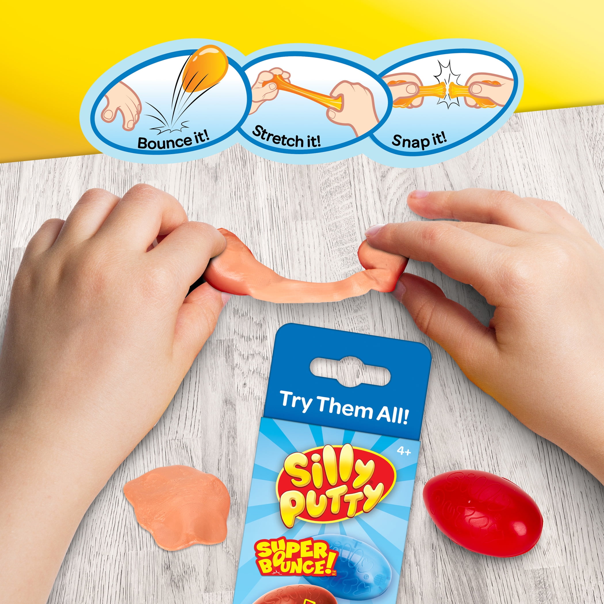 Crayola Silly Putty Variety Pack, 4 Per Pack, 4 Packs