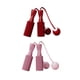 thumbnail image 1 of 2 pares de cuerdas de saltar con peso para adultos, entrenamiento de fitness, cuerda de saltar inalámbrica S rojo y rosa, 1 of 9