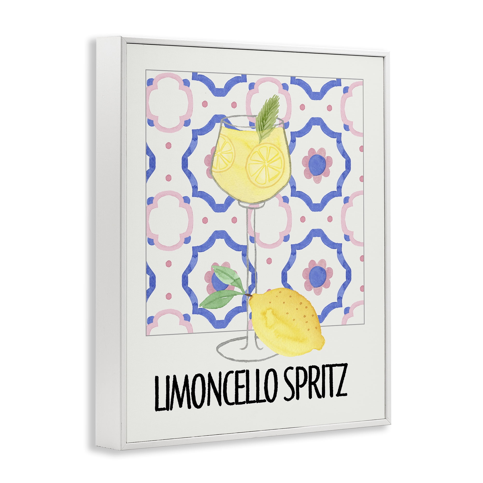 Stupell Industries Italy Spritz on My Mind White Framed Giclee Art, design by Nina Jacobs