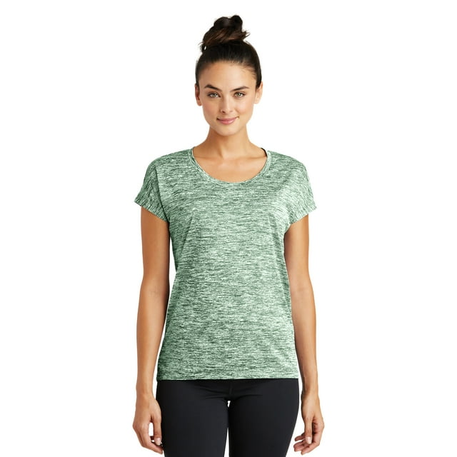 Camiseta Sport-Tek® Ladies PosiCharge® Electric Heather Sporty. LST390 deporte-tek LST390