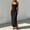 Black, variant on Qulqfy Casual Summer Dresses for Women 2026 Wedding Guest Black Maxi Boho Sleeveless Cutout Square Neck Flowy Plain Corset Backless Beach Long Dresses L