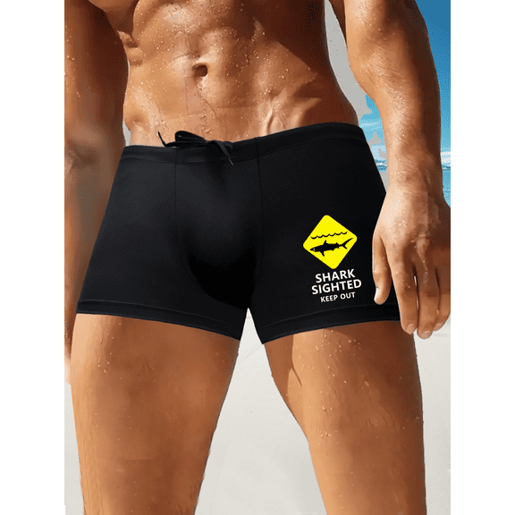 Mens Swim Trunks Beach Short for Men Swimming Bathing Suits Swimwear Surfing Printing Swim Trunks