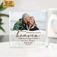 thumbnail image 2 of Personalized Acrylic Square Plaque Memorial Gift - Customized Photo Plaque for Loss of Dad, Mom - Table Decor Remembrance Keepsake, Sympathy Gift, 2 of 5
