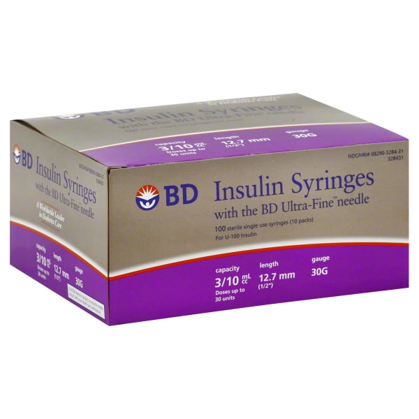 Insulin Syringe U F Walmart Com Walmart Com
