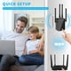 thumbnail image 5 of Repetidor WiFi inalámbrico de 1200Mbps amplificador de señal Wifi amplificador extensor WiFi 2,4G/5GHz amplificador de señal Wi-Fi red de largo alcance, 5 of 5