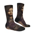 thumbnail image 3 of Nina Dobrev Vampire Diaries Adult Socks Breathable Cozy Soft Crew Socks Novelty Casual Calf Stockings For Men Women, 3 of 8