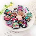 thumbnail image 2 of 5Pcs Silicone Beads Text Silicone Focal Beads For Making Beaded Pens Keychains Handmade Gifts DIY Jewelry Accessories, 2 of 9