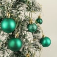 thumbnail image 7 of Inadays Christmas Balls Ornaments for Christmas Trees 104Pcs Shatterproof Plastic Christmas Ornament Set for Xmas Tree Decoration Hanging Ball for Holiday Wedding Party, Green, 7 of 7