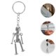 thumbnail image 1 of unbranded 2Ud Llavero Decorativo Robot Metálico Para Y Llaves Con Estilo Y Durabilidad, 1 of 8
