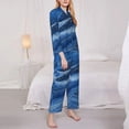 thumbnail image 3 of Naloa Sparkling With Blue Pajamas for Women Set, Womens Pajama Sets, Lounge Sets for Women, 2pjs for Women-XX-Large, 3 of 7