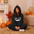 thumbnail image 5 of Ruyelune White Pumpkin Adult Onesie Pumpkin Jumpsuit Pajama Loungewear,Cosplay Costume,Winter Warm Plush Long Sleeve XL, 5 of 6