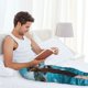 thumbnail image 5 of Balery Ice Blue Coastal Lion Pantalones de pijama para hombre, pijama ultraligero, pantalón de descanso-3X-Large, 5 of 6
