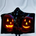 thumbnail image 1 of Jusqu'à 65 % de Rabais sur la Couverture à Motif d'Halloween SMihono, Couverture pour Enfants, Châle à Capuche, 1 of 2