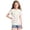 #A04-White, variant on Abcomgle Girls Tee Shirts 7-16 Summer Short Sleeve Toddler T-Shirt Butterfly Print Girls Shirts Fashion Crewneck Cotton Tops,Purple,5-6Years