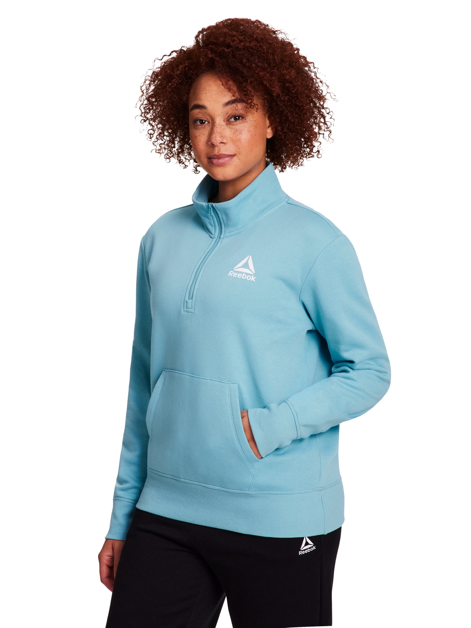 Reebok Women's and Women's Plus Game Day 1/2 Zip Up Sweatshirt, Sizes XS-4X