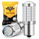 thumbnail image 1 of Bombillas de freno Auxbeam 1156 P21W BA15S 12V 10W rojas (paquete de 2), 1 of 8