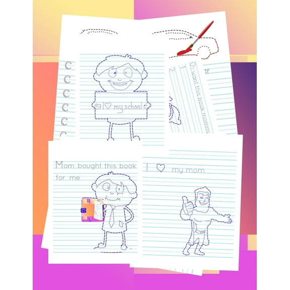 Learning ABC for Kid: Kids and Mom Will Enjoy This Learning ABC with Fun, (Paperback)