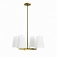 thumbnail image 5 of Modway Mercer 4-Light Pendant Light in White Satin Brass, 5 of 7