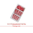 thumbnail image 3 of 1 Set French Tip Press on Nails Simple Operation Coffin False Toe Files Glittery Stick Full Cover Ballet Style Beauty Tool DIY Decorations Type 6, 3 of 6