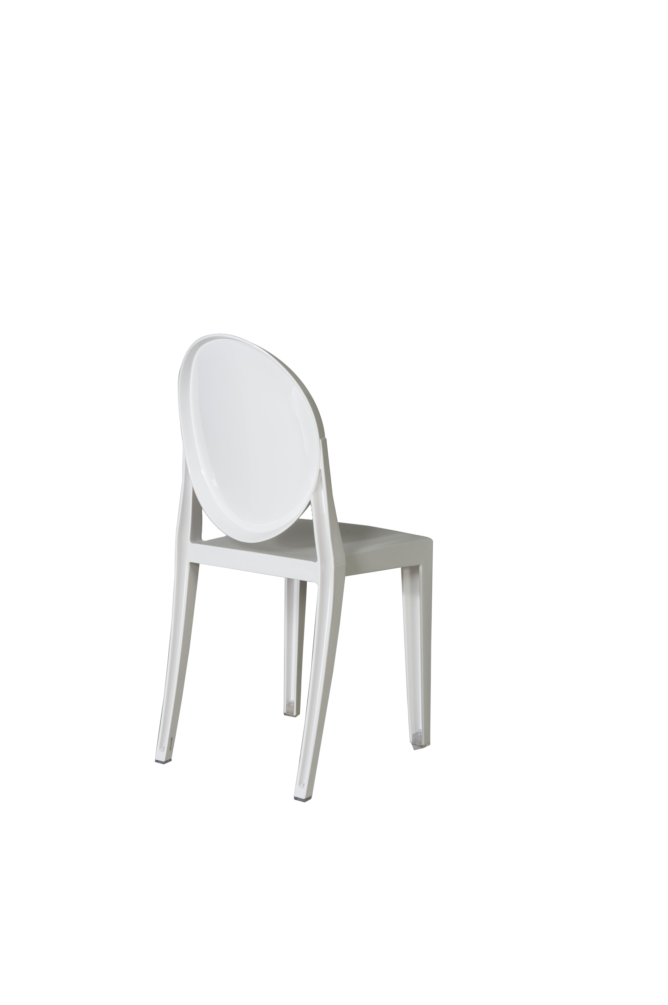 Chair - Phantom Resin w/o Arms - White (4/Box)