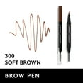 thumbnail image 3 of COVERGIRL Easy Breezy Brow All-Day Brow Ink Pen, Soft Brown, 0.02 fl oz, Eyebrows, Eyebrow Pencil, Brow Pencil, Matte, Eyebrow Enhancer, Super-Fine Tip, Smudge Proof, Longlasting, 3 of 12