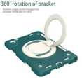 thumbnail image 6 of Decase for Samsung Galaxy Tab A8 10.5 inch 2022 SM-X200/SM-X205/SM-X207 Rugged Tablet Case,Kids Friendly Shockproof EVA Foam Handle Ring Stand Drop Protection Tablet Cover With Shoulder Stra,Darkgreen, 6 of 8