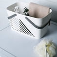 thumbnail image 3 of Organizador de plástico Cestas de almacenamiento con asas Contenedores de almacenamiento Organizador para baño y cocina Champú, gel de baño, artículos esenciales para la ducha, maquillaje Fokelyi WMSS-429-2, 3 of 7