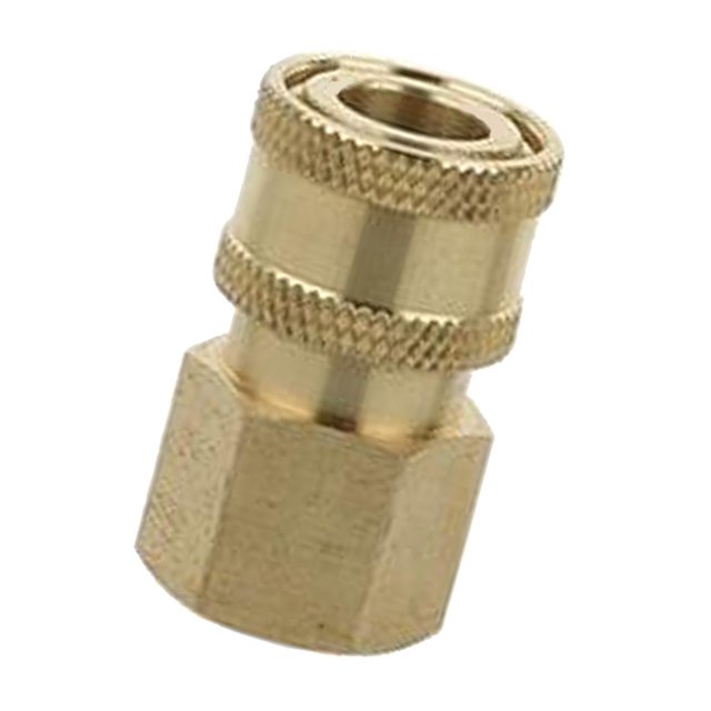 Puerto de salida de agua de 1 pieza Conector rápido Conector de 9 conexiones fáciles 12 Sunnimix Conector de manguera para lavadora a presión