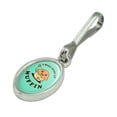thumbnail image 2 of I Will Stop at Muffin Nothing Funny Humor Antiqued Oval Charm Clothes Purse Suitcase Backpack Zipper Pull Aid, 2 of 4