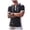 #01 Black 【Mix & Match: Stock Up on Your Favorite Colors】, variant on Men's Short Sleeve Hoodie Cotton Blend Pullover Hooded Top Drawstring Closure Button Front Casual Sports Streetwear Workout Everyday Wear Style Gift | Zenithor,Black L