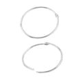 thumbnail image 5 of Book Office Metal Binder Hinge Snap Loose Leaf Ring Keyring 3pcs 3" Diameter, 5 of 5