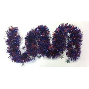 Patriotic 12ft Garland Star