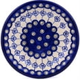 thumbnail image 2 of Polish Pottery Pasta Bowl 9-inch Polmedia Flowering Peacock Theme Hand Painted in Boleslawiec, Poland + Certificate of Authenticity, 2 of 6