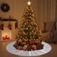 thumbnail image 5 of Falda de árbol de Navidad con lentejuelas, redonda, decoración navideña, alfombras para sala de estar, dormitorio, alfombra antideslizante, tapete para árbol de Navidad, tapete brillante para decoraci, 5 of 6