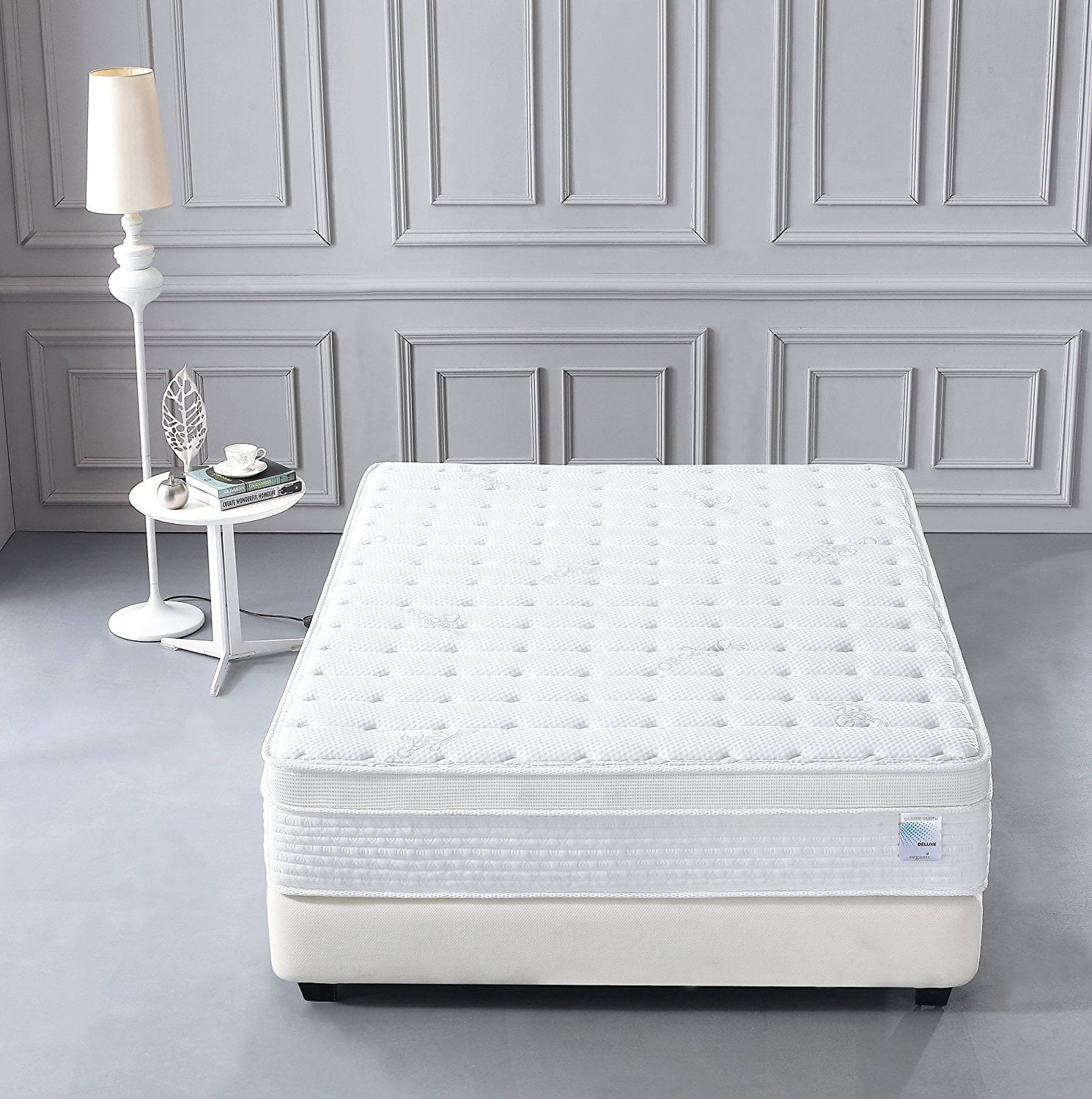 Oliver Smith 12" Deluxe Sleep Plush w/ Cool Memory Foam & Pocket Spring Mattress Full Size