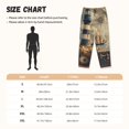 thumbnail image 3 of Balery Vintage Nautical Lighthouse Pantalones de pijama para mujer, pijamas ultraligeros, pantalones de estar por casa-Large, 3 of 6