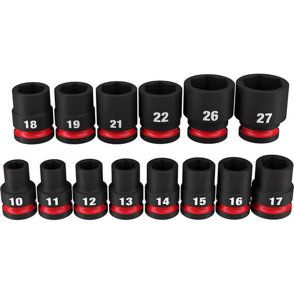 Milwaukee 49-66-7013 14pc SHOCKWAVE Impact Duty 1/2" Drive Metric Standard 6 Point Socket Set