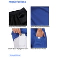 thumbnail image 2 of Mowujeit Mens Quick Dry 4 Way Swim Trunks with Liner Summer Bathing Suit Size L, 2 of 9
