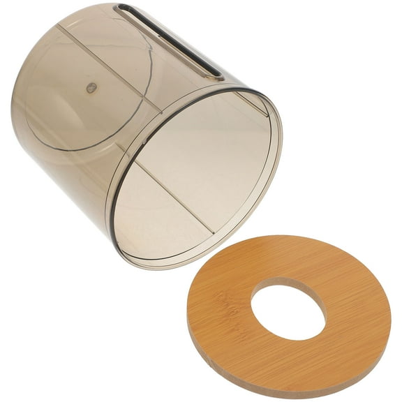 TINKSKY Tissue Case Dispenser Tissue Toilet Paper Dispenser Round for Dirt and Water Protection 1Pack