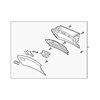 Genuine OE Acura Glove Box Assembly - 77520-SEP-A03ZB
