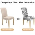 thumbnail image 7 of Colorful Retro Ethnic Paisley Dining Chair Covers 4 Pack with Vintage Floral Pattern Decorative Artistic Stretch Slipcovers Removable Seat Protector for Chic Home and Dining Areas, 7 of 7